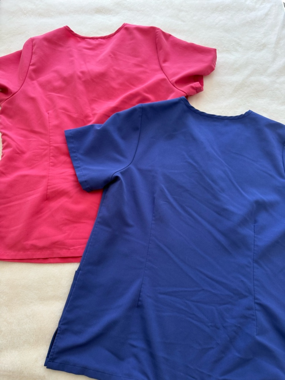 Mandala Periwinkle and Bubblegum Pink Scrub Set - Picture 8 of 8